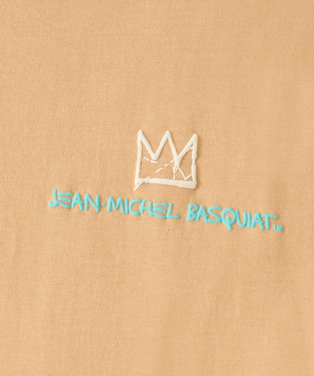 Basquiat Equals Pi Kid's Short Sleeve Tee - Khaki