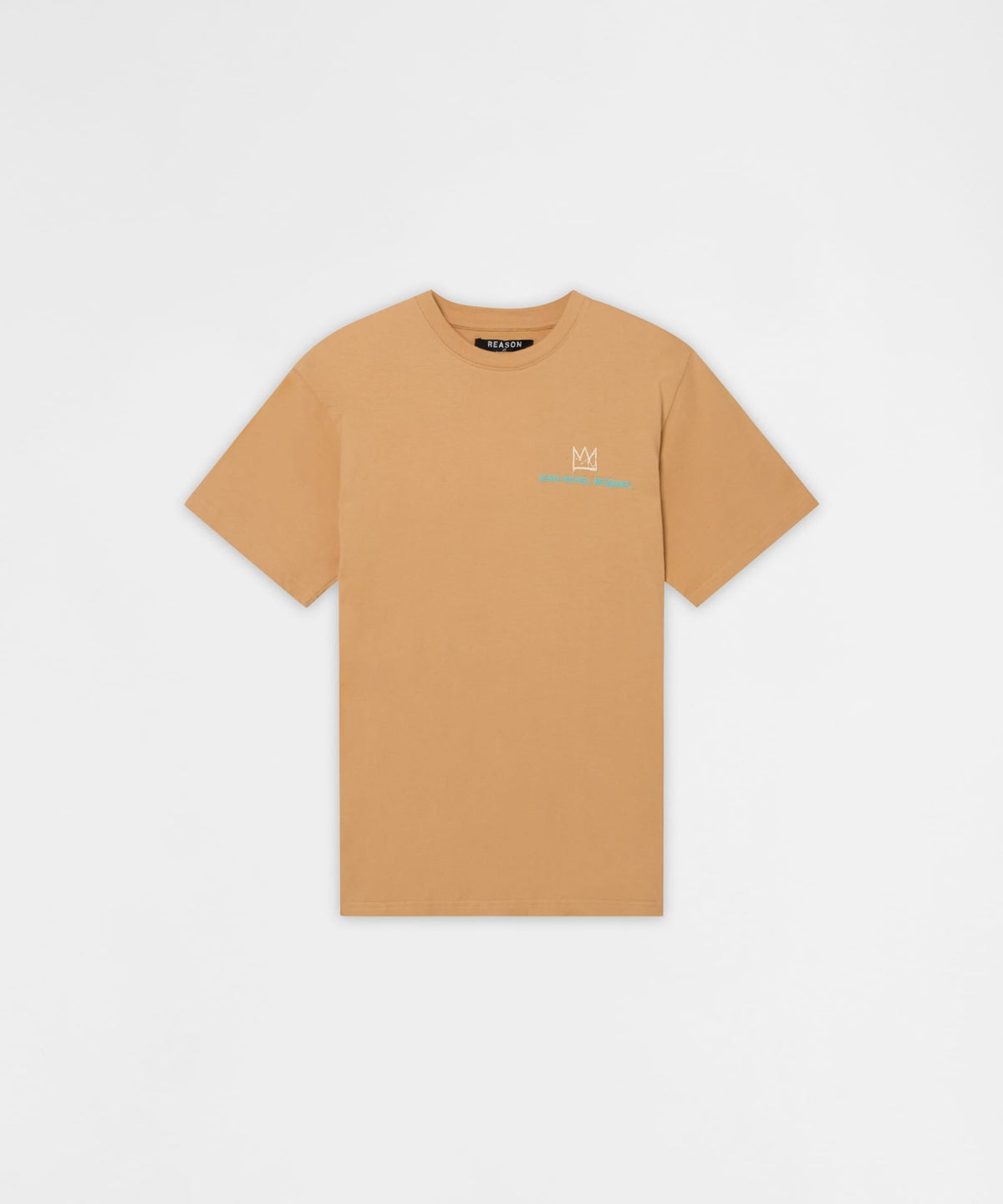 Basquiat Equals Pi Kid's Short Sleeve Tee - Khaki