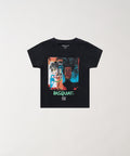 Basquiat Warhol Kid's Graphic Short Sleeve Tee - Black